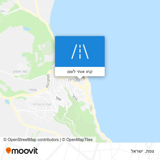 מפת צפת