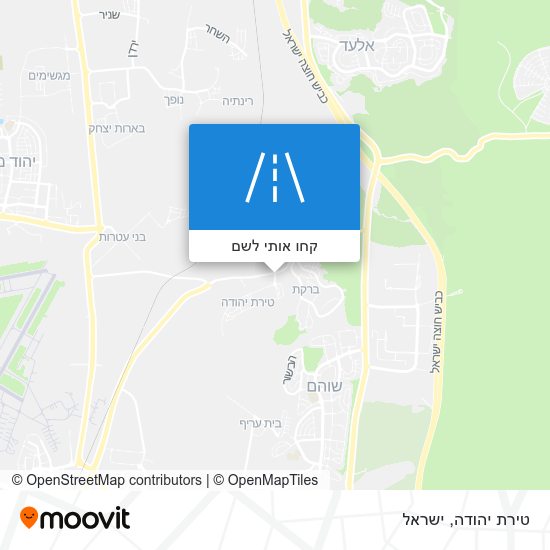 מפת טירת יהודה