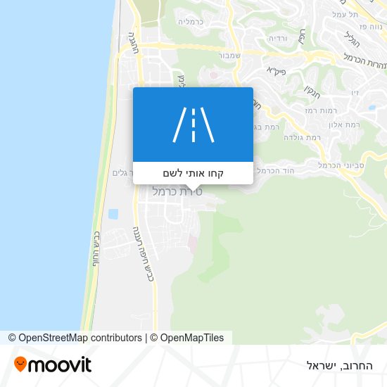 מפת החרוב