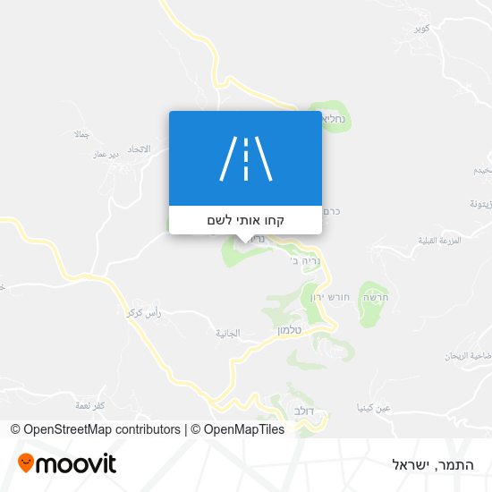 מפת התמר