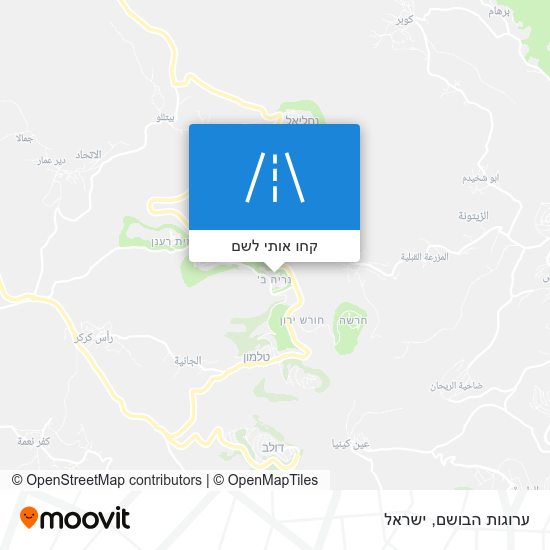 מפת ערוגות הבושם
