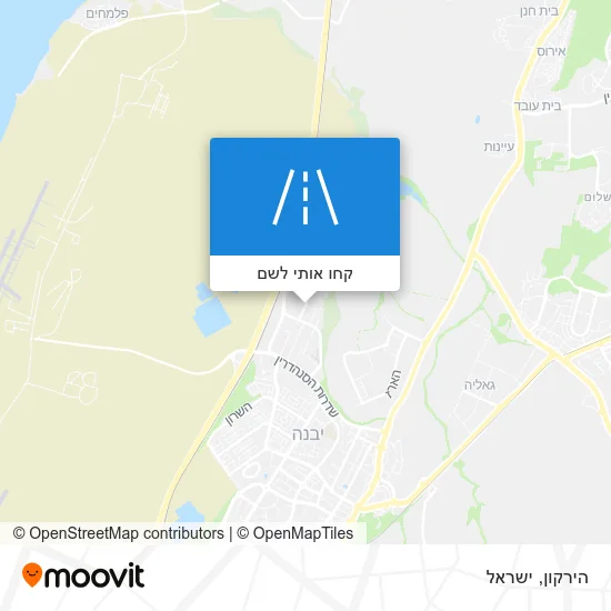 מפת הירקון