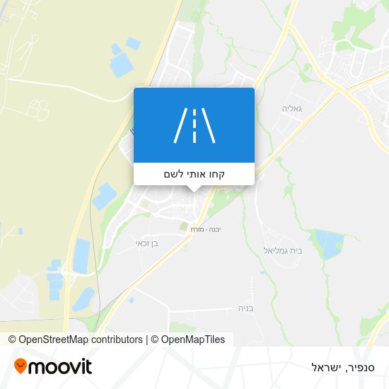 מפת סנפיר