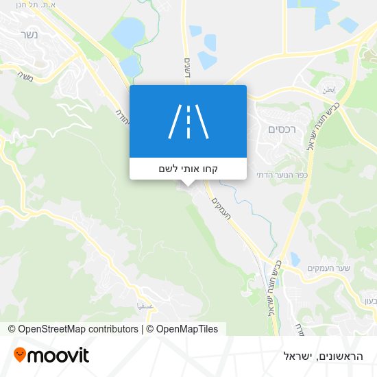 מפת הראשונים