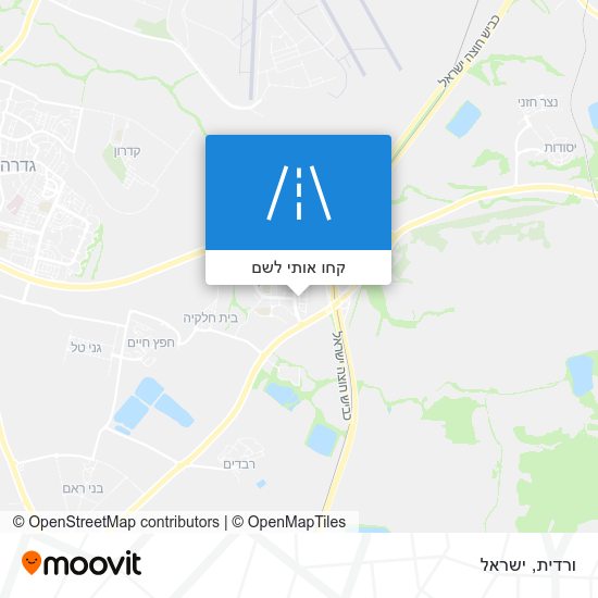 מפת ורדית