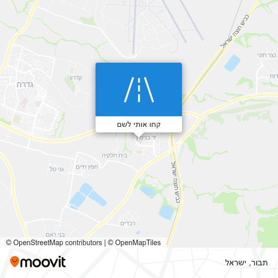 מפת תבור