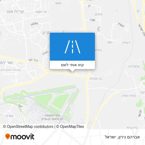מפת אברהם גירון