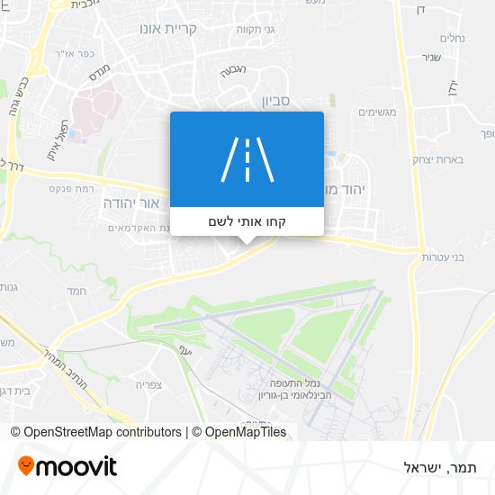 מפת תמר