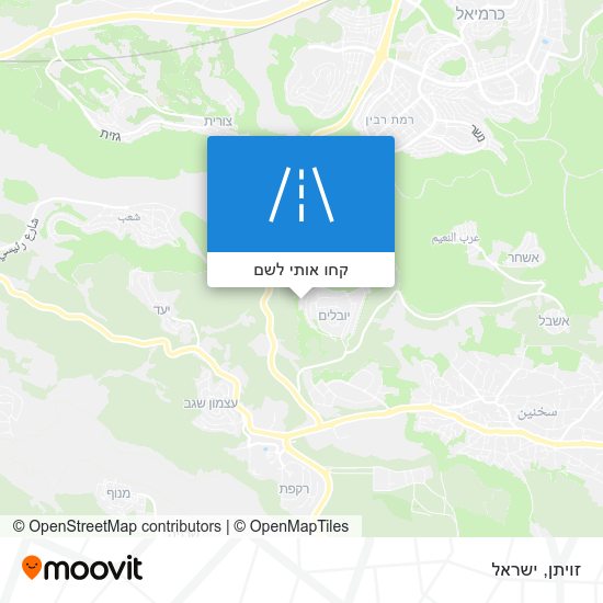 מפת זויתן