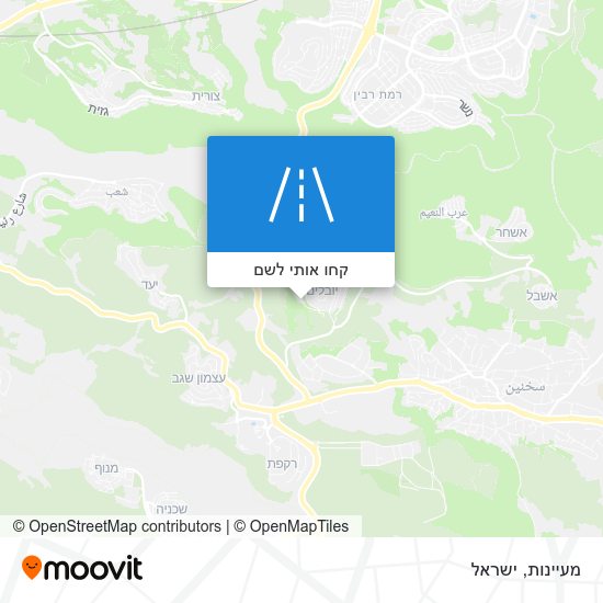 מפת מעיינות