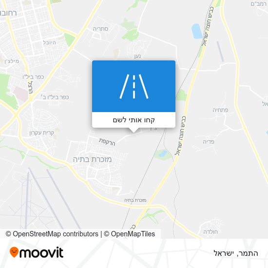מפת התמר
