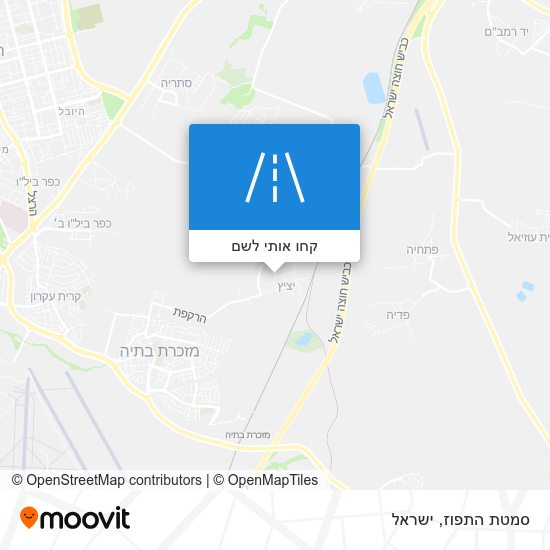 מפת סמטת התפוז