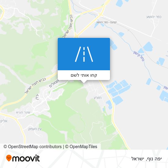 מפת יפה נוף