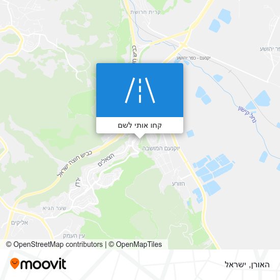 מפת האורן