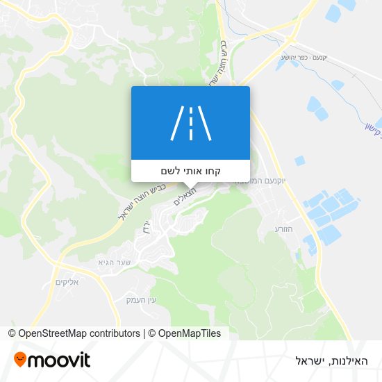 מפת האילנות