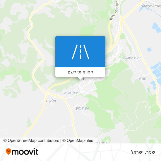 מפת שניר
