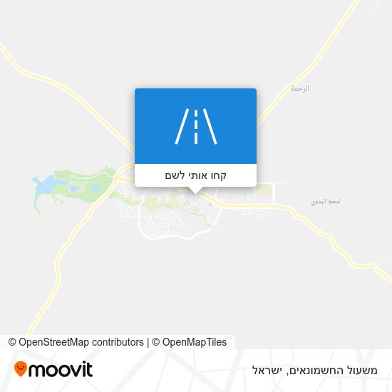 מפת משעול החשמונאים