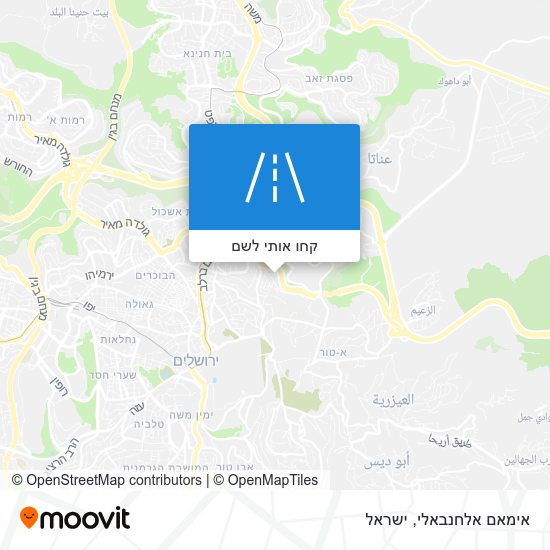 מפת אימאם אלחנבאלי