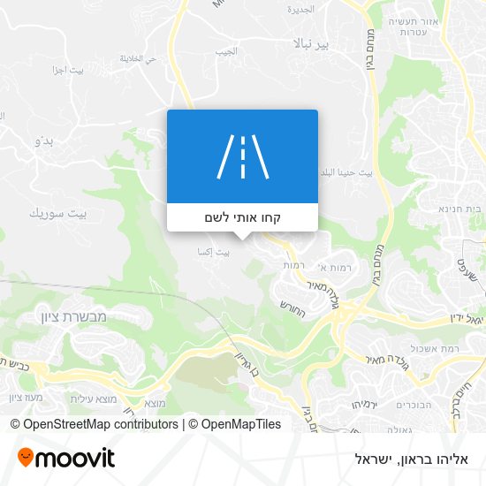 מפת אליהו בראון