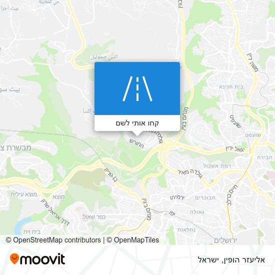 מפת אליעזר הופין