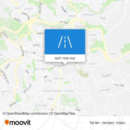 מפת המנזר האתיופי