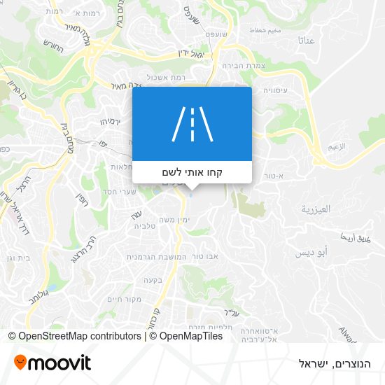 מפת הנוצרים