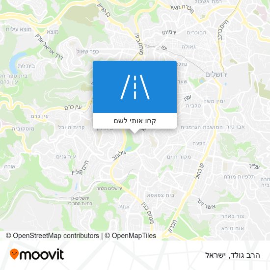 מפת הרב גולד