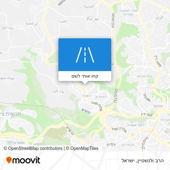 מפת הרב ולנשטיין