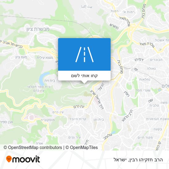 מפת הרב חזקיהו רבין