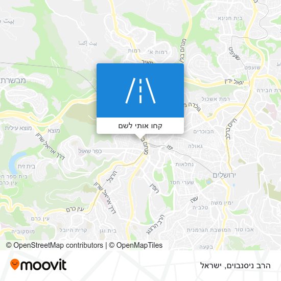 מפת הרב ניסנבוים