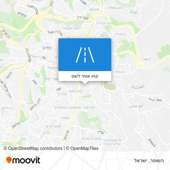 מפת השופר