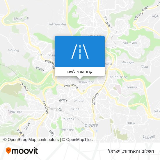 מפת השלום והאחדות