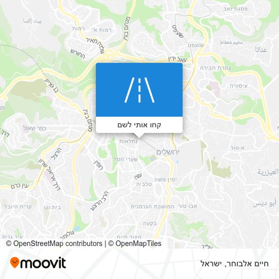 מפת חיים אלבוחר