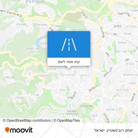מפת יצחק רובינשטיין