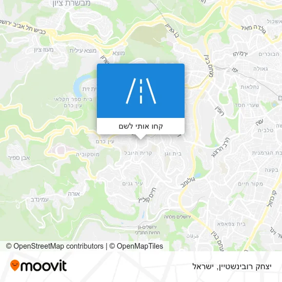 מפת יצחק רובינשטיין
