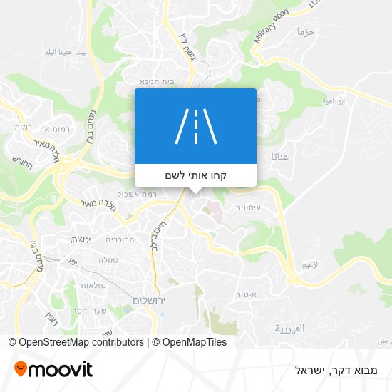 מפת מבוא דקר
