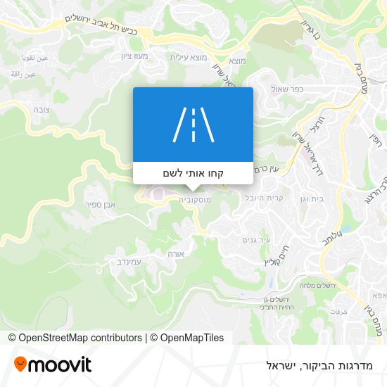 מפת מדרגות הביקור