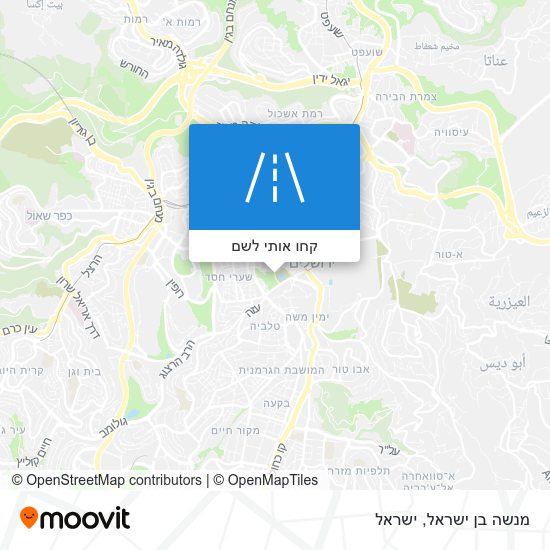 מפת מנשה בן ישראל