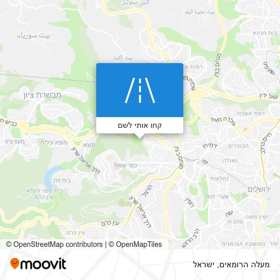 מפת מעלה הרומאים