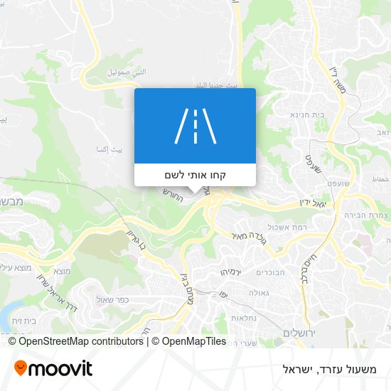 מפת משעול עזרד