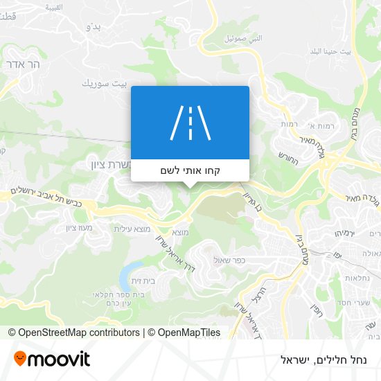 מפת נחל חלילים