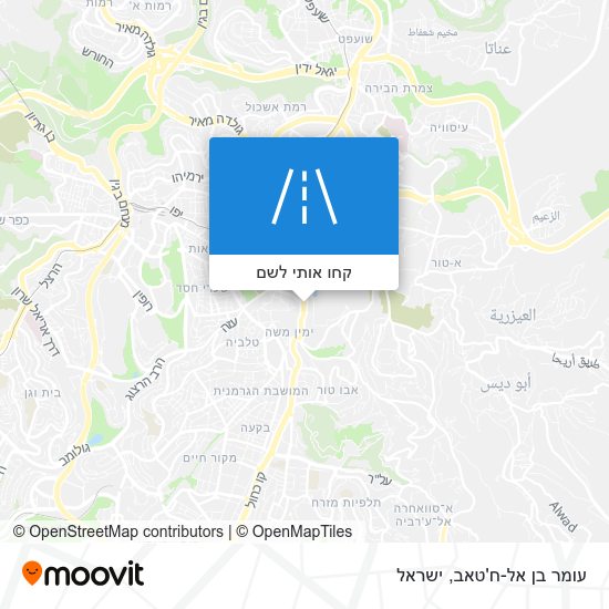 מפת עומר בן אל-ח'טאב