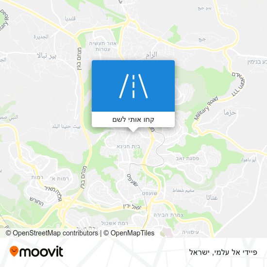 מפת פיידי אל עלמי