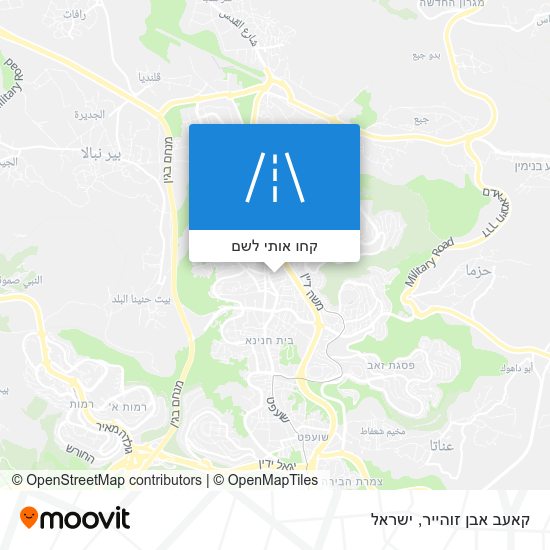 מפת קאעב אבן זוהייר