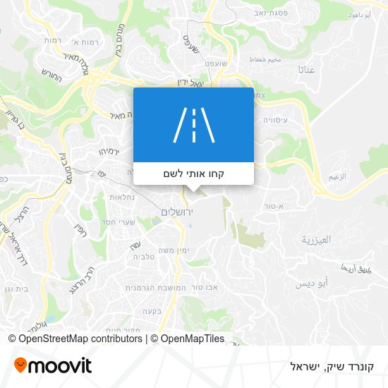 מפת קונרד שיק