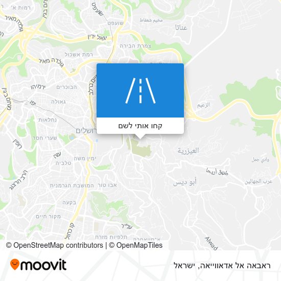 מפת ראבאה אל אדאווייאה