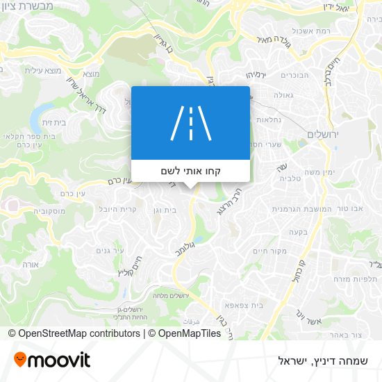 מפת שמחה דיניץ