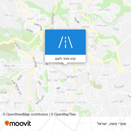 מפת שערי משה