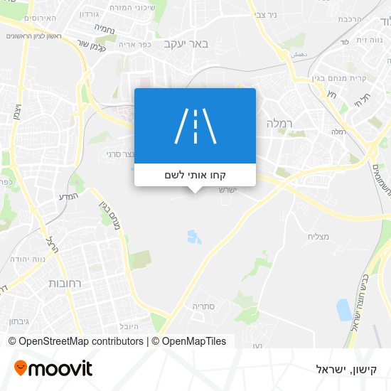 מפת קישון