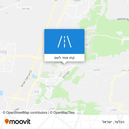 מפת הגלעד